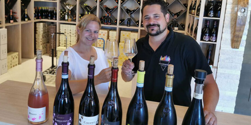 Winzer Pilandro aus der Lombardei | Das Winzerehepaar